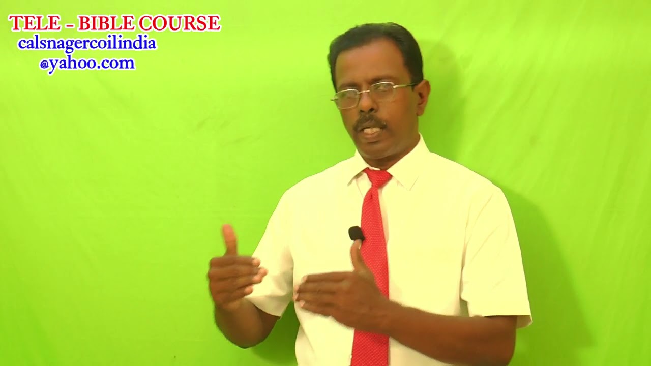 1C.பரிசுத்த தேவனியல் - Theology Proper - Dr. H Ravikumar