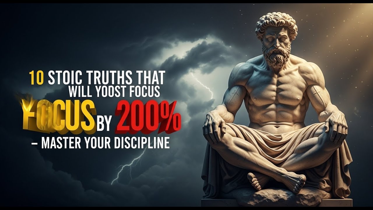 10 Stoic Truths That Will Boost Your Focus by 200% – MASTER YOUR DISCIPLINE #stoicwisdom #stoic