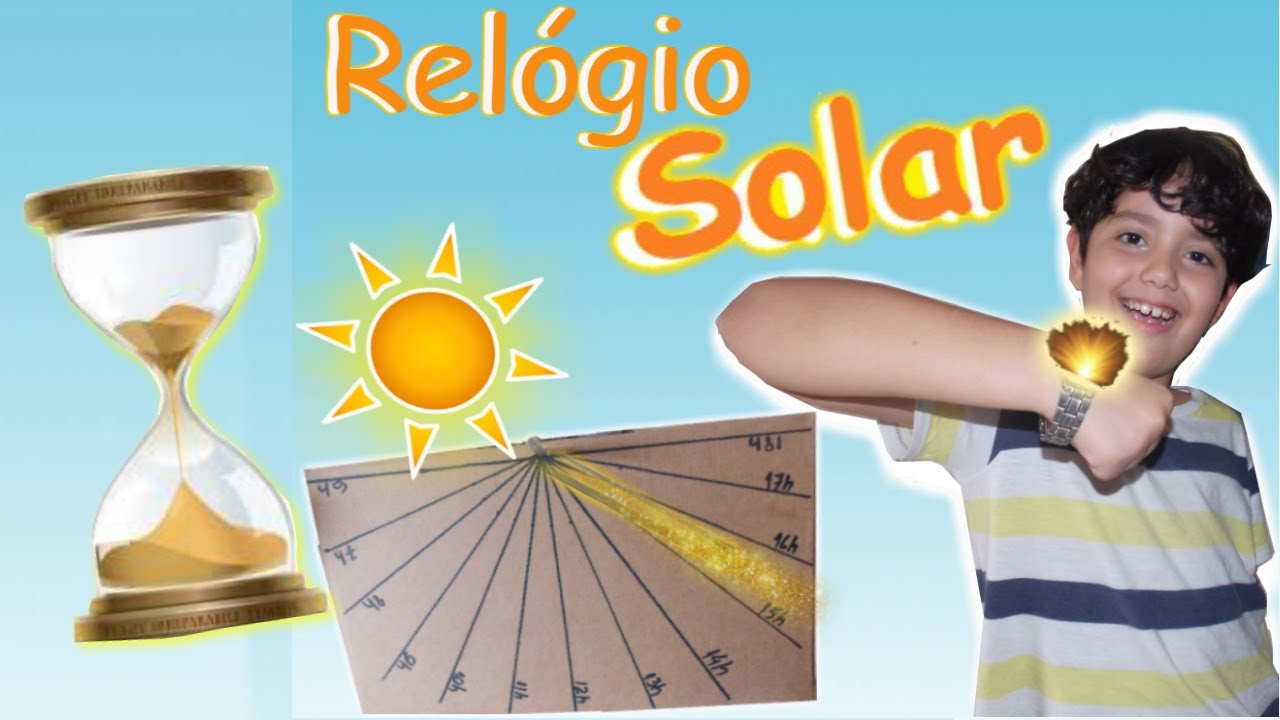 Como fazer um RELÓGIO SOLAR | Feira de Ciências