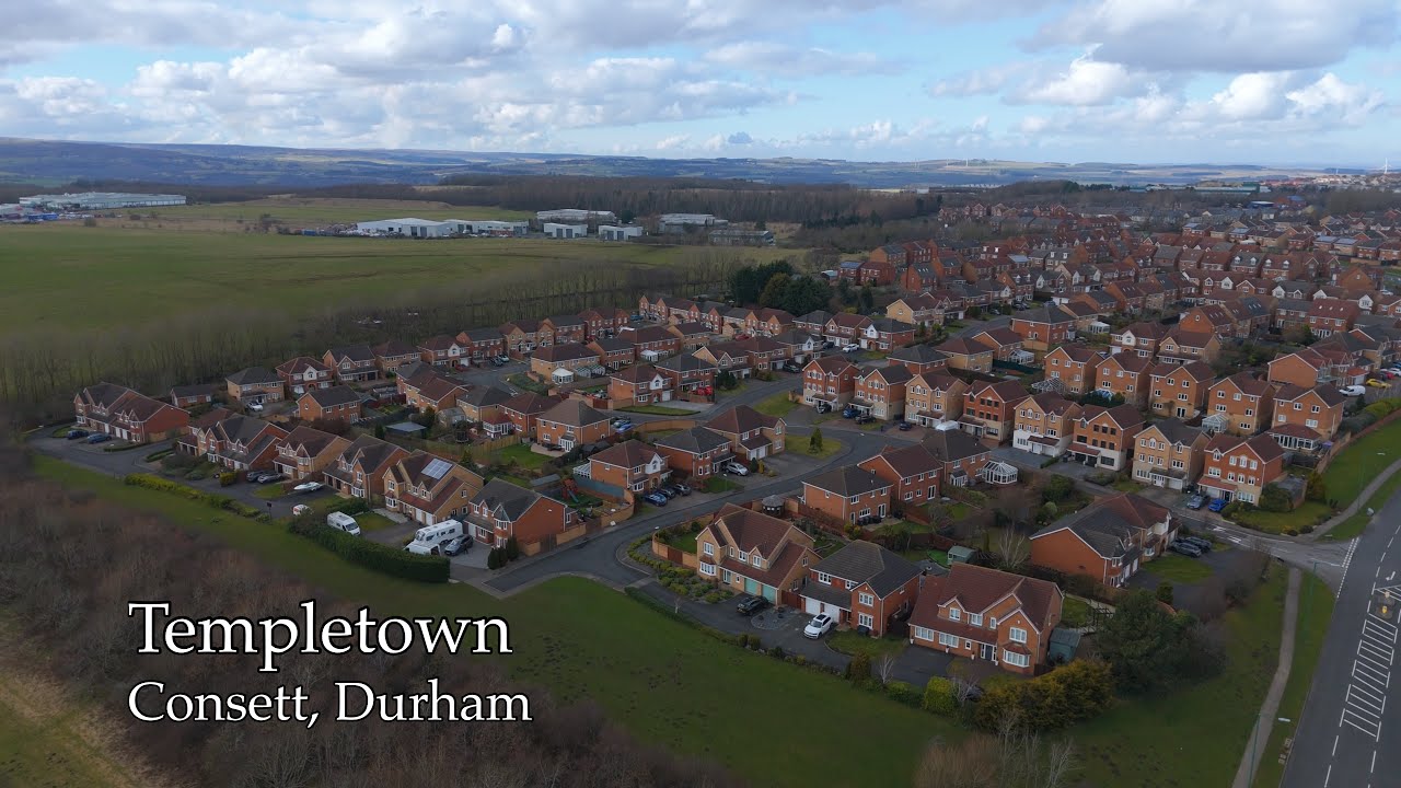 🛸Templetown, Consett By Drone 🛸