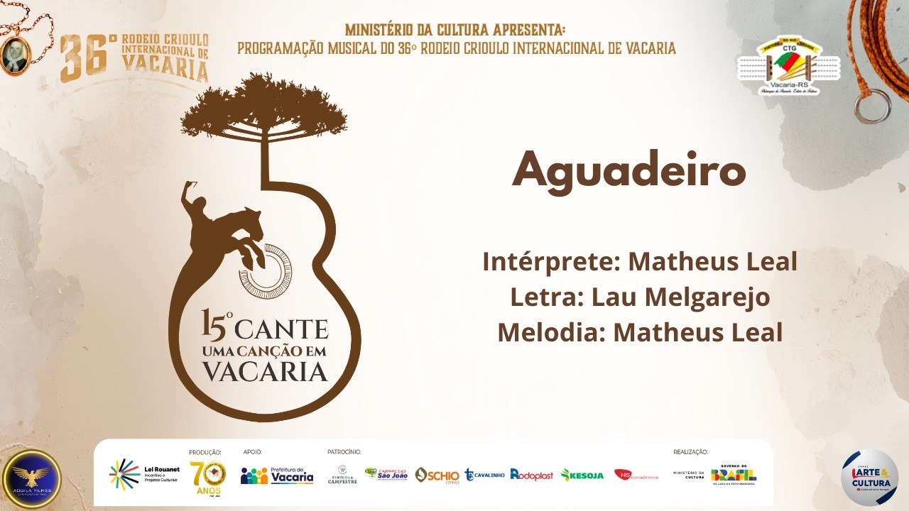 15º Festival Cante Uma Canção em Vacaria - Aguadeiro