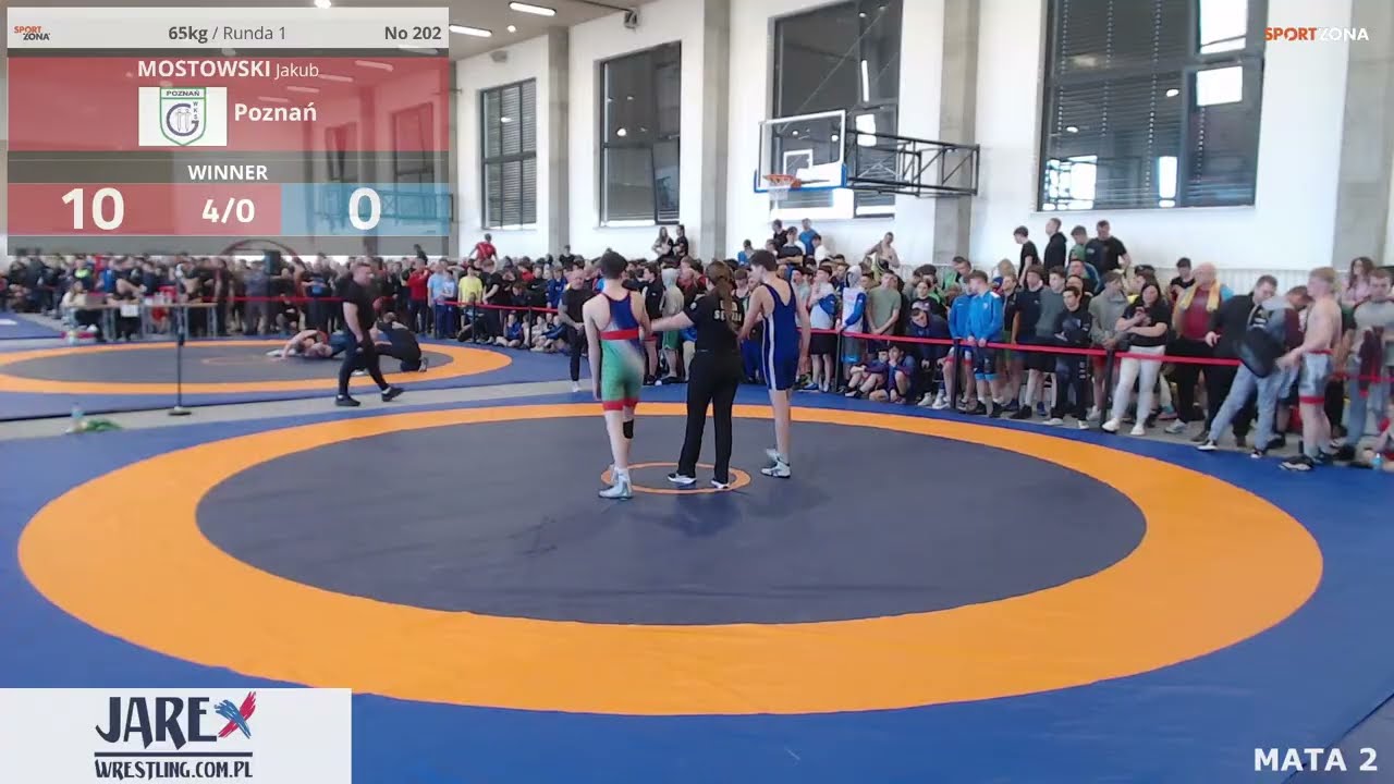 ZAPASY - (M2) II Puchar Polski U17 styl wolny - Strzała k. Siedlec 2026. Mata 2.