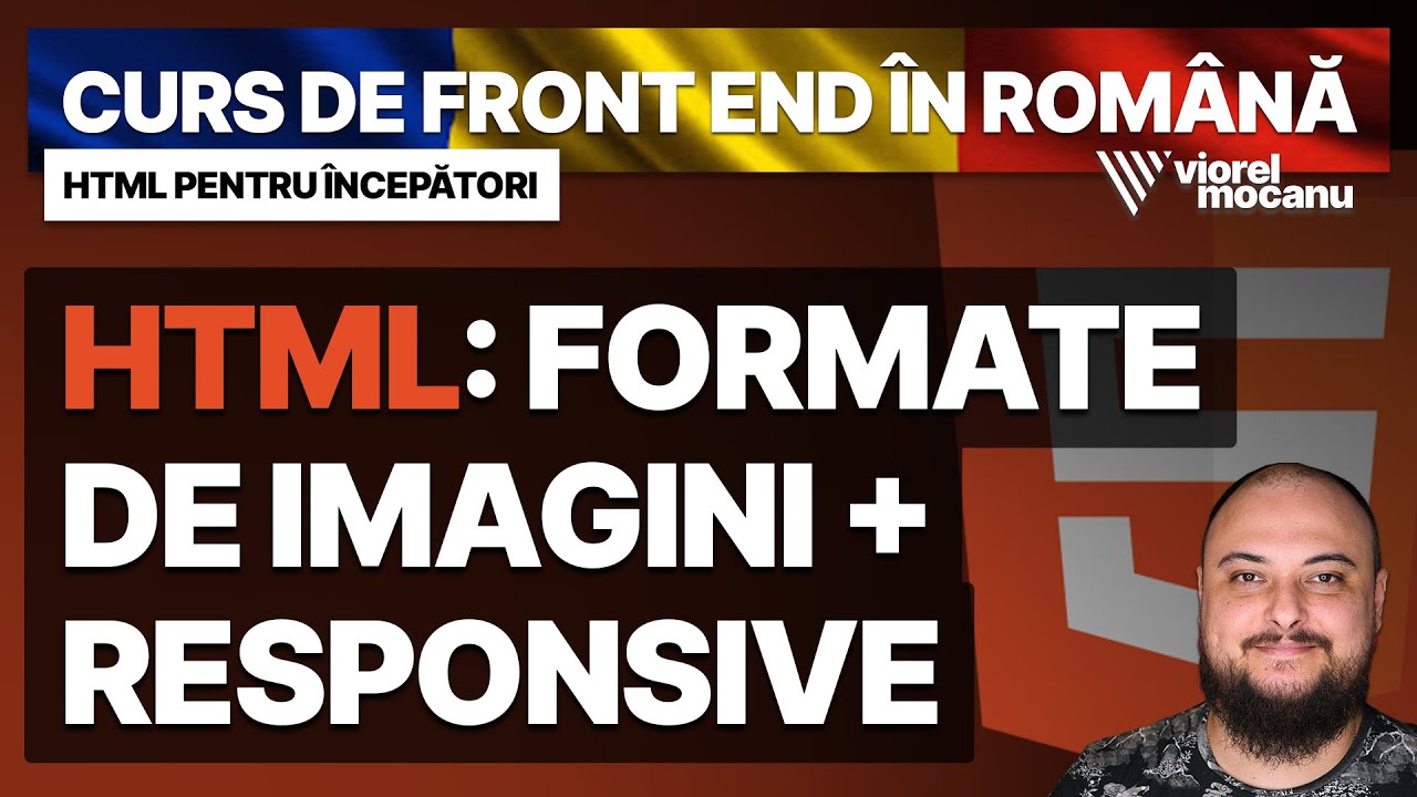#HTML: Istoria imaginilor digitale și imagini responsive – Curs de Front End Development în Română
