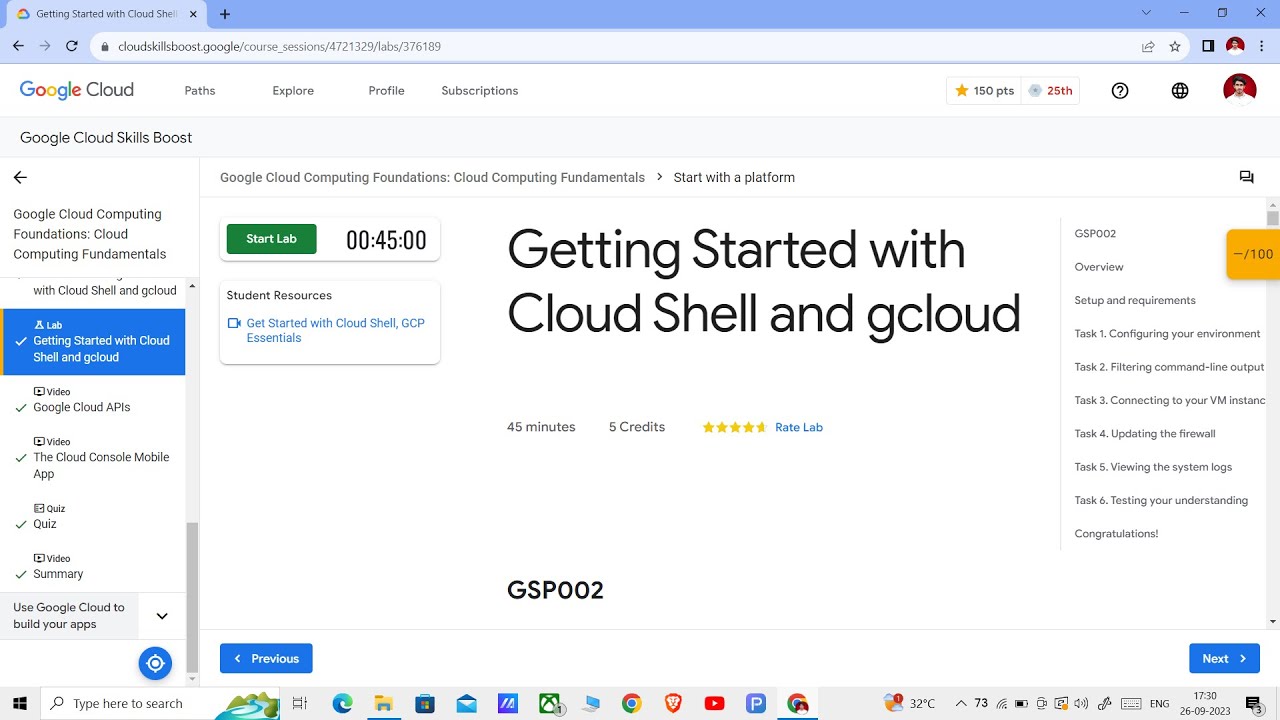 Getting Started with Cloud Shell and gcloud || Lab Solution | Step-by-Step Tutorial || GDSC 2023