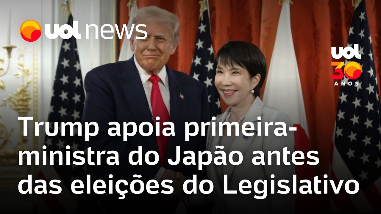 Trump apoia primeira-ministra do Japão antes das eleições legislativas e consolida conservadorismo