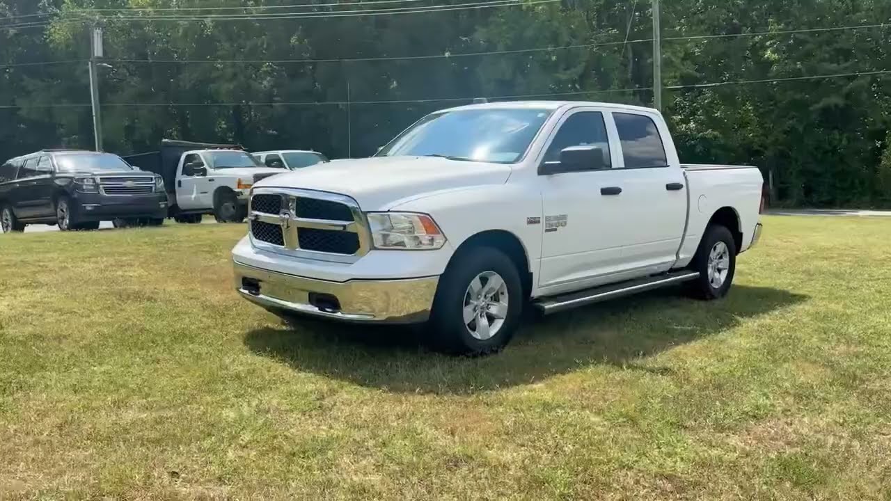 2020 Ram 1500 Classic Crew Cab 5.7L Hemi 4WD Tradesman Exterior and Interior View 