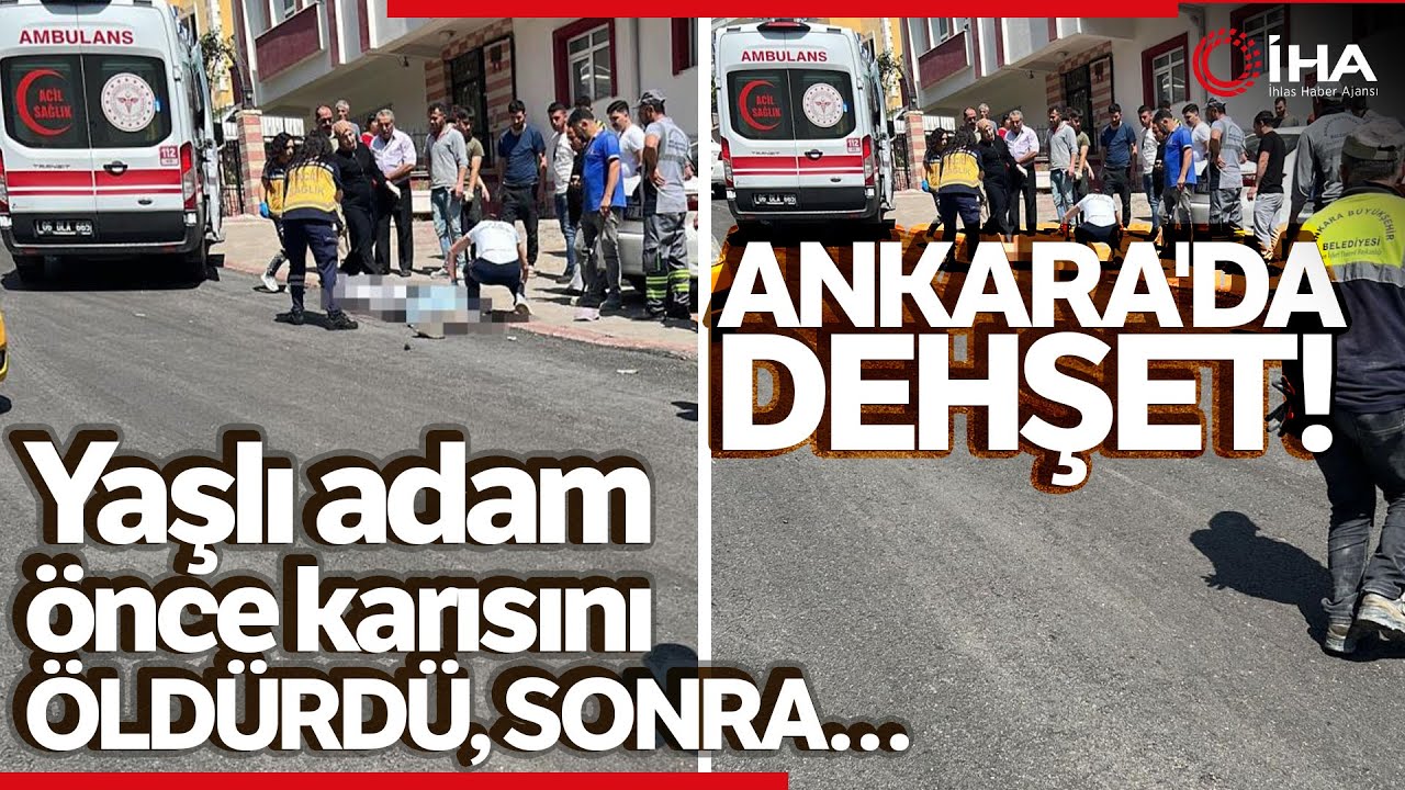 Yaşlı Adam Önce Karısını Sonra Kendisini Öldürdü