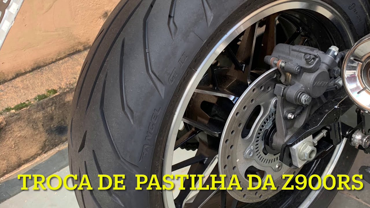 Troca de pastilha de freio Kawasaki z900rs