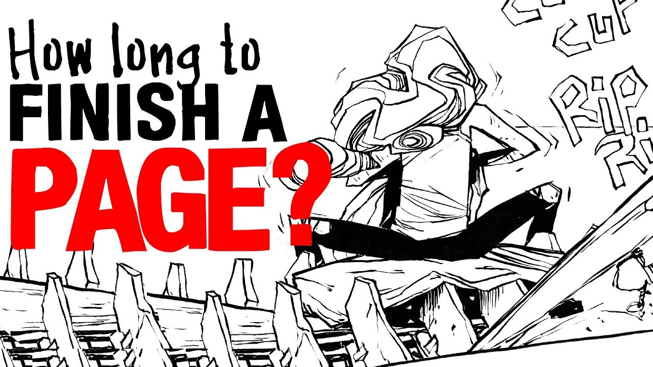 How Long Do you Spend on a Comic Page?
