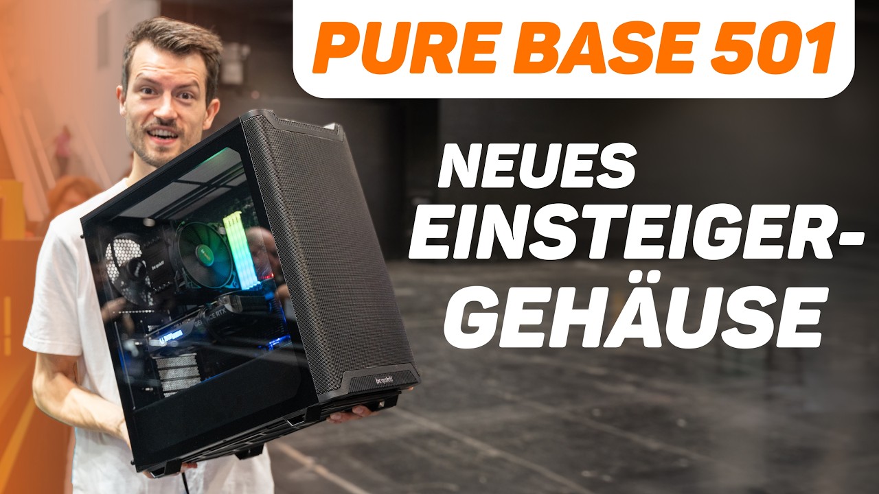 Einsteiger-Geh&auml;use f&uuml;r unter 100&euro;: be quiet Pure Base 501 (Silent/Airflow)