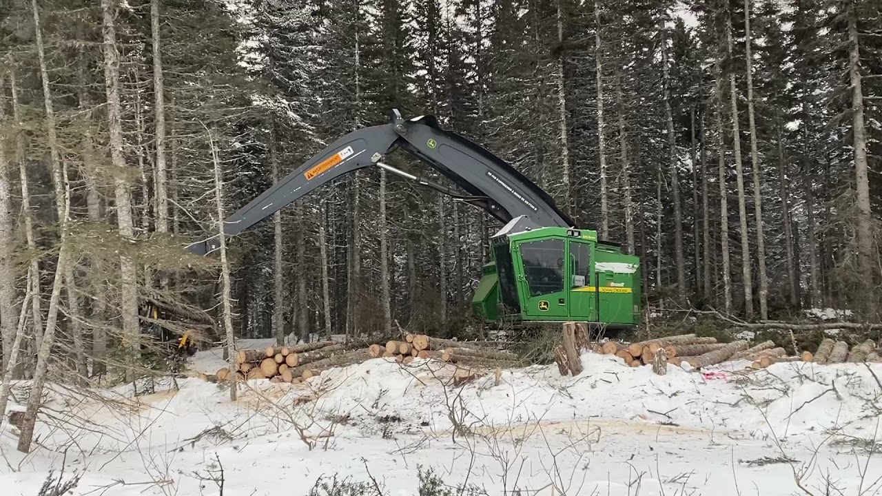Jacque Brillant avec ça 853 john deere secteur mont louis