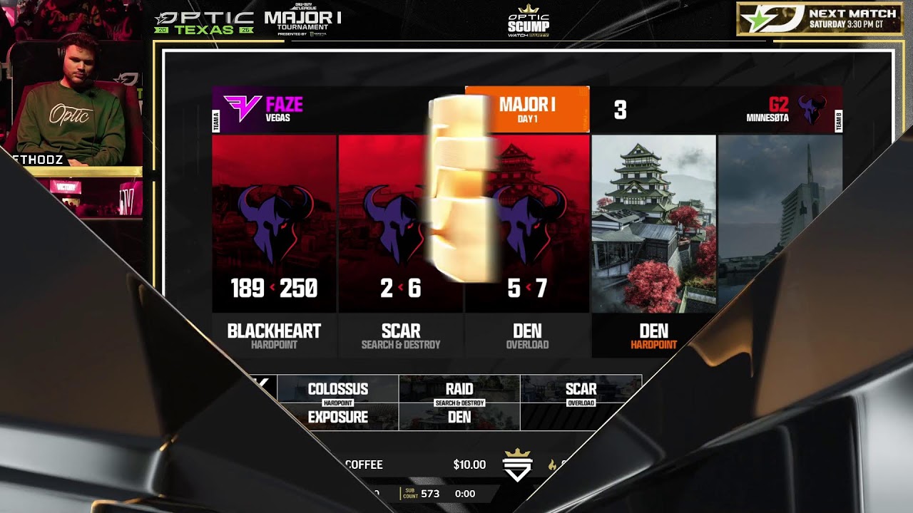 🔴LIVE - CDL WATCH PARTY OpTic TEXAS vs RIYADH FALCONS | CDL MAJOR 1 DAY 1