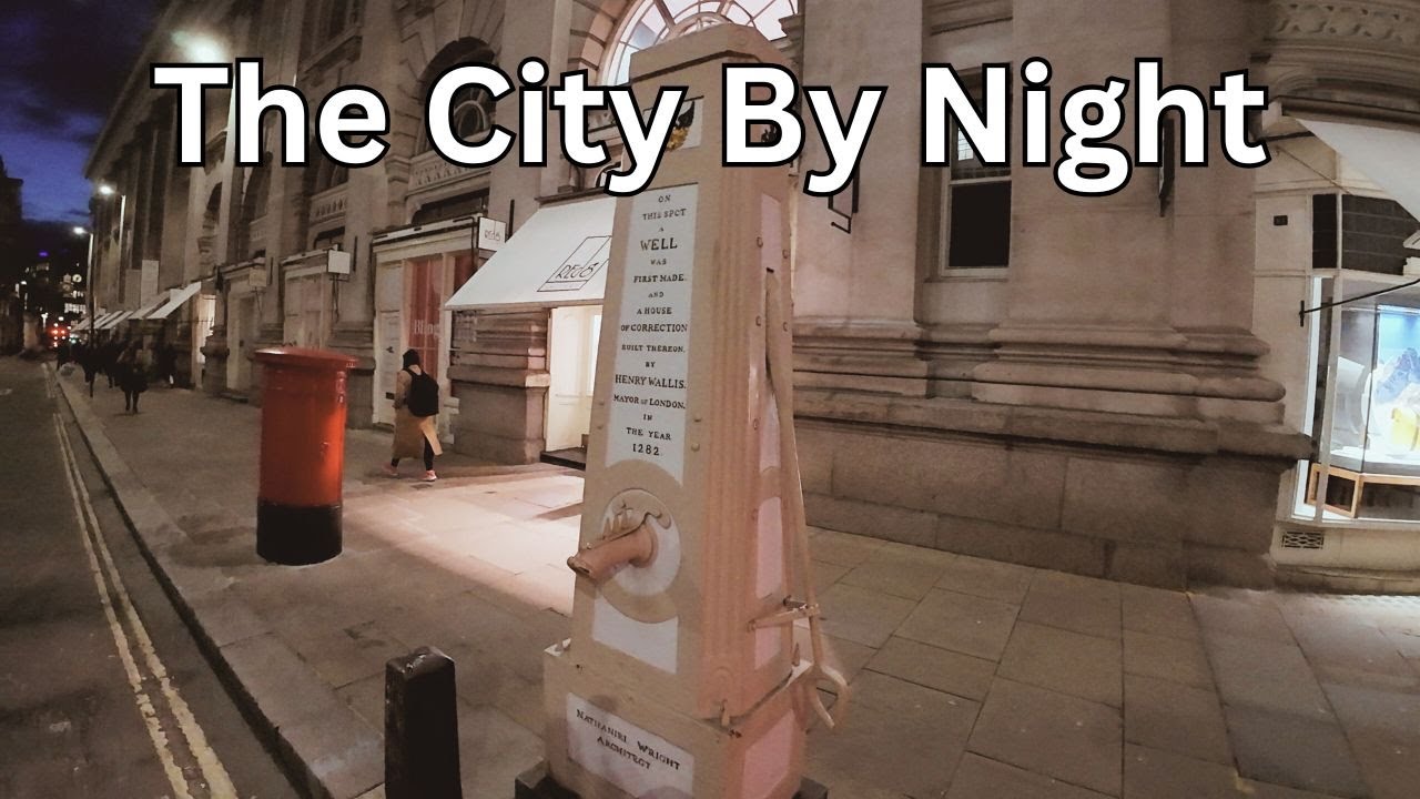 Night Walk Through London's Hidden Financial District 2025!