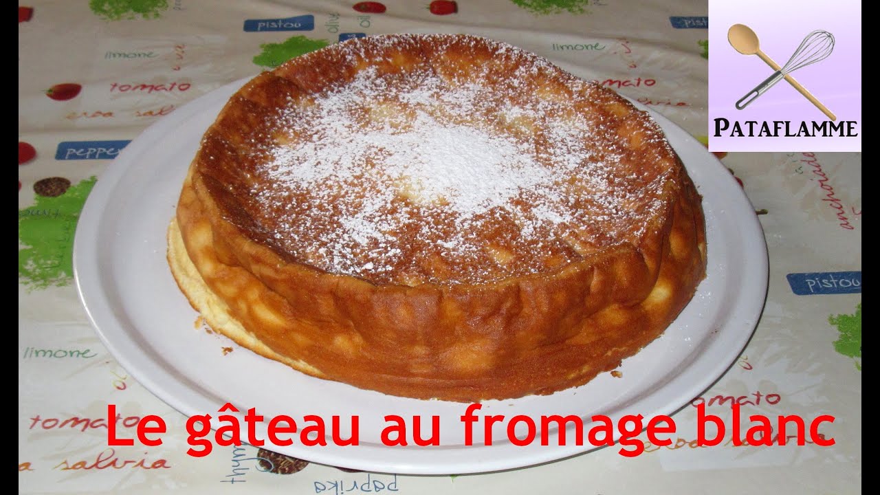 Gâteau au fromage blanc sans pâte léger et moelleux : recette facile