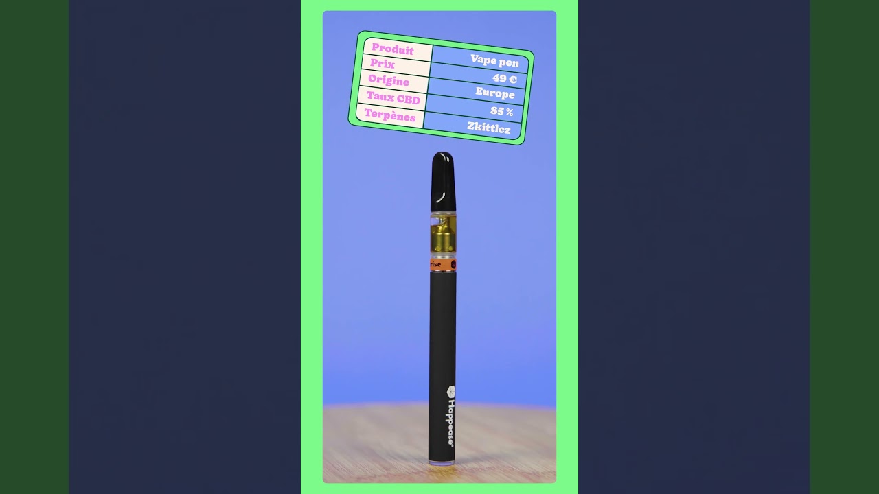 Vape CBD tropical sunrise 🌅 de chez Happease