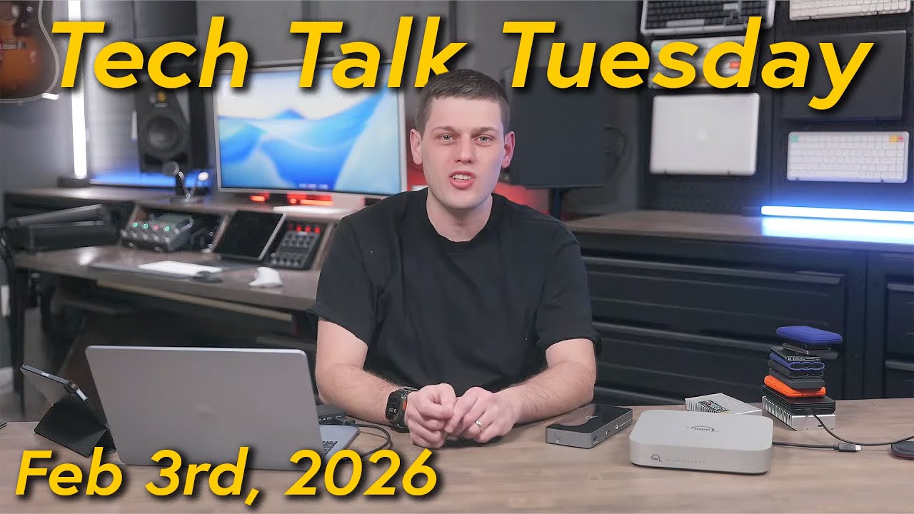 Feb 3rd: LIVE Tuesday Tech Talk with Adam: OWC Studio Stack, Creator Studio, & Upcoming Content