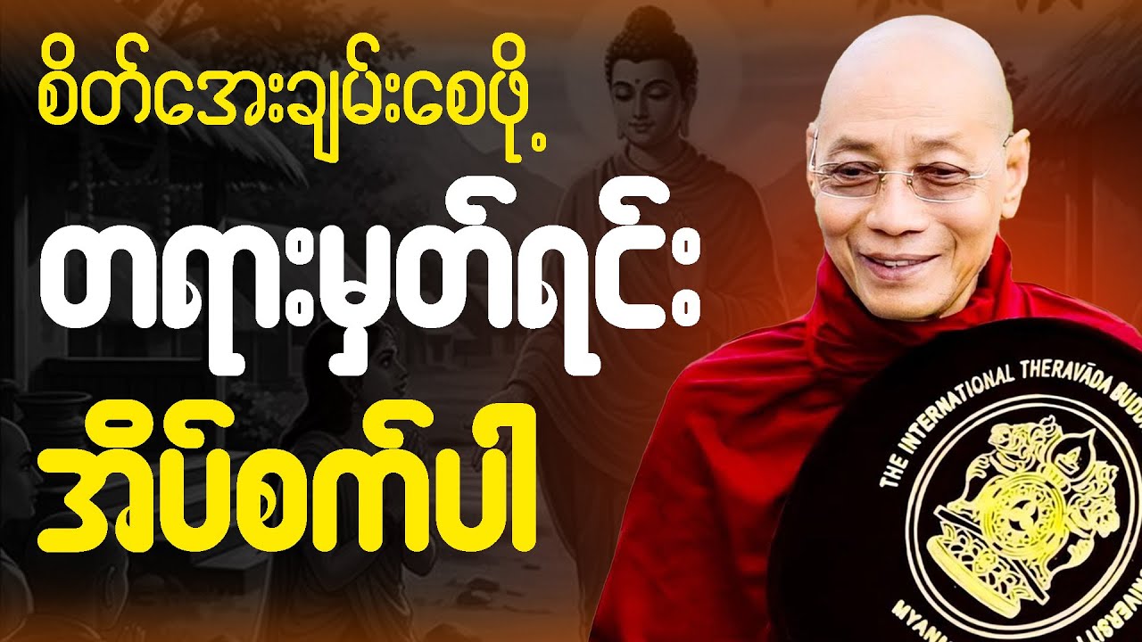 ညစဥ်ဖွင့်၍ တရားမှတ်ရင်း အိပ်စက်အနားယူပါ 🙏  #ပါချုပ်ဆရာတော်ကြီး #တရားတော် #ညတရား 🌸🙏