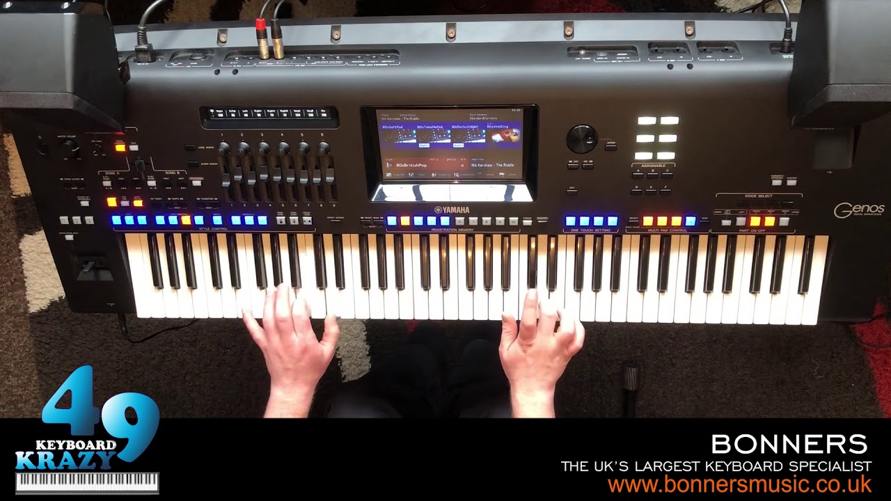 Nik Kershaw - The Riddle Played On Yamaha Genos