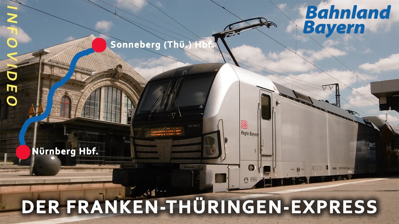Der Franken-Thüringen-Express mit Br 193 Vectron | Nürnberg Hbf. - Sonneberg