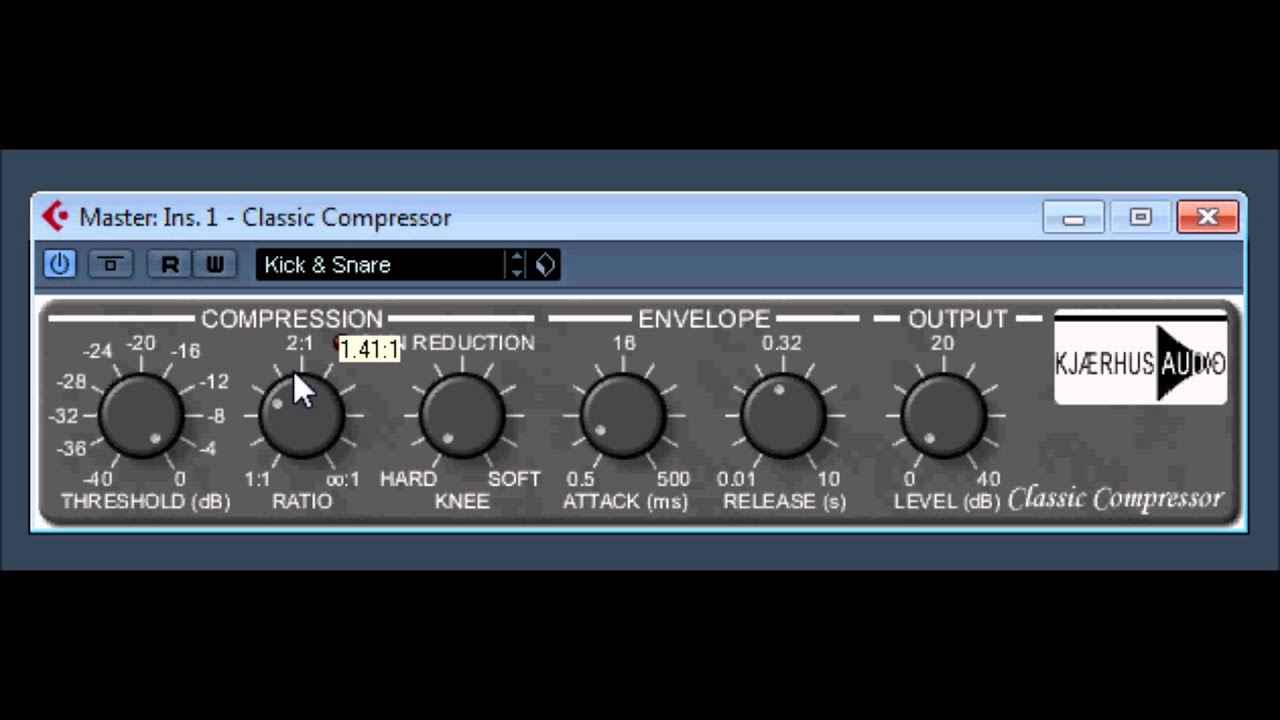 Classic Compressor by Kjaerhus Audio