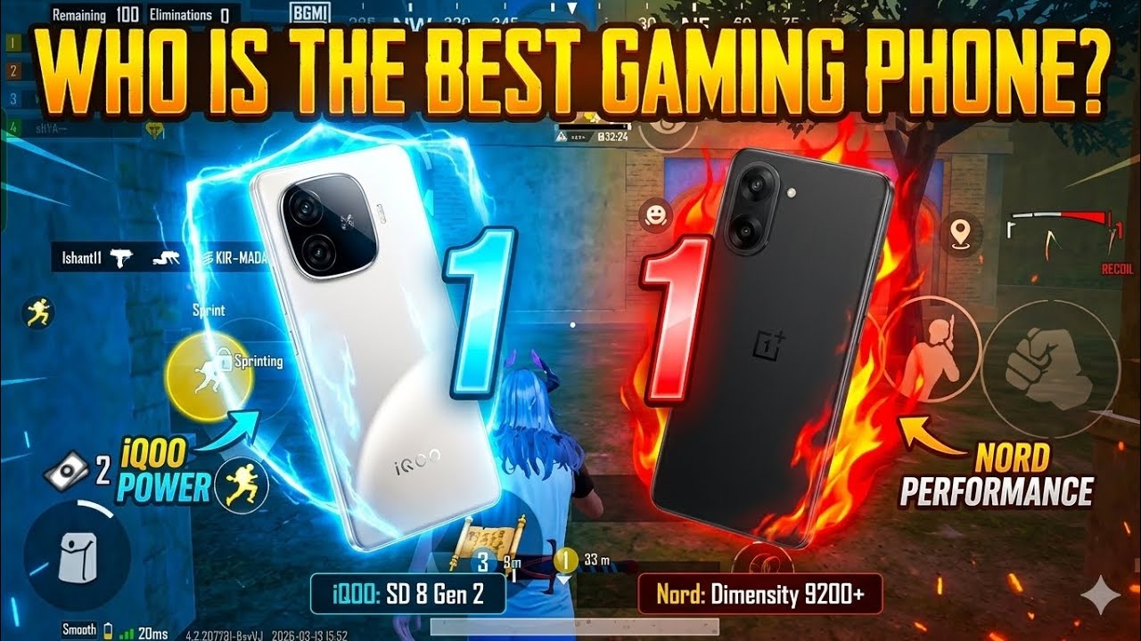 iQOO Neo 10r Gaming Test - Does it CRUSH OnePlus Nord CE 5? 😱