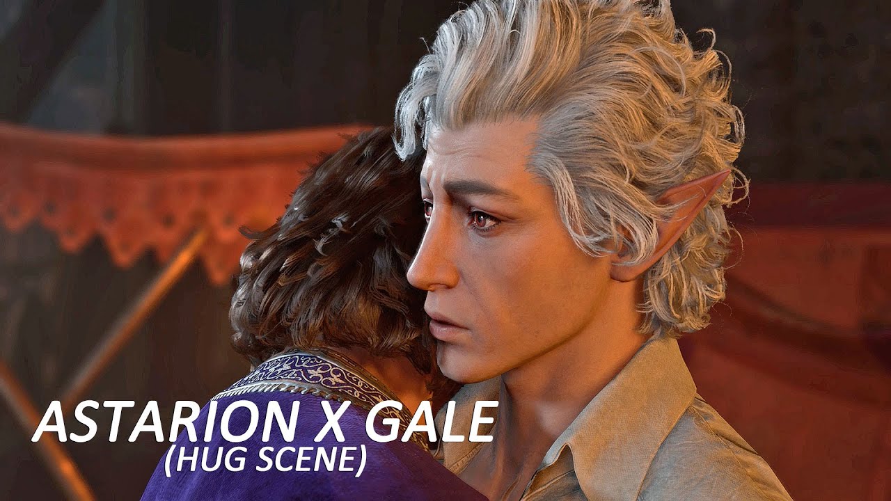 Astarion Romance (Hug Scene) / Gale Origin Playthrough - Baldur's Gate 3