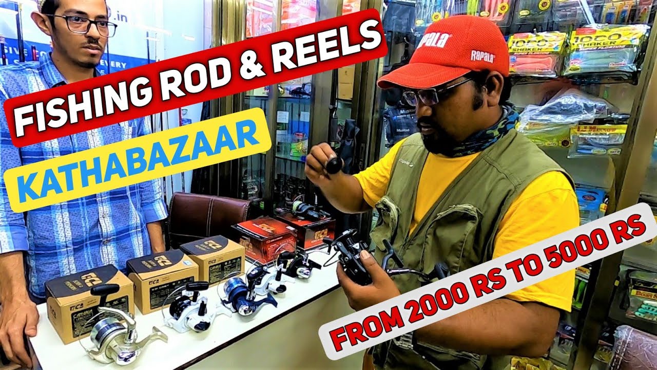 CHEAP and BEST Fishing ROD and REEL : From 2000 Rs to 5000 Rs | Mumbai KATHABAZAAR | TICA