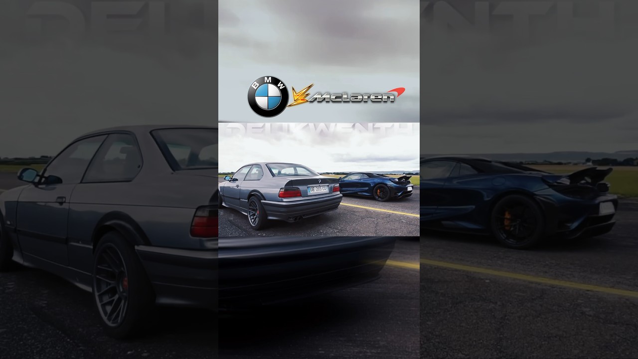 💀BMW E36 830HP vs 😈MCLAREN 765 LT 800HP #bmw #mclaren #race #turbo #needforspeed