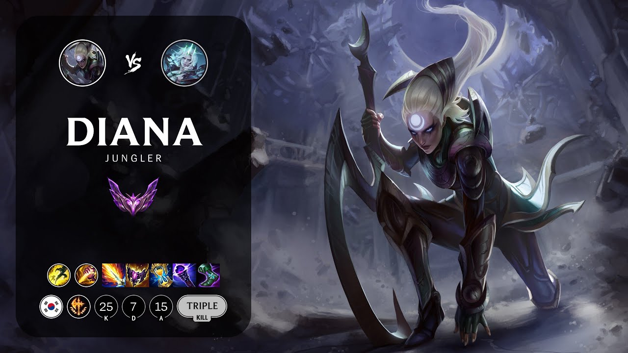 Diana Jungle vs Viego - KR Master Patch 14.4