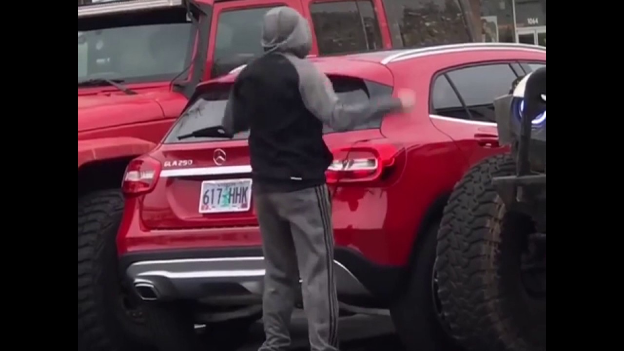 Instant Karma For Douchebag That Parked In Two Spaces