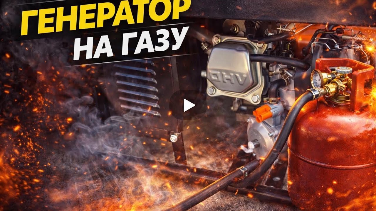 Генератор на газу//Реальний розхід