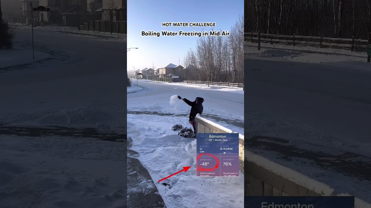 COLD WEATHER IN EDMONTON ALBERTA 