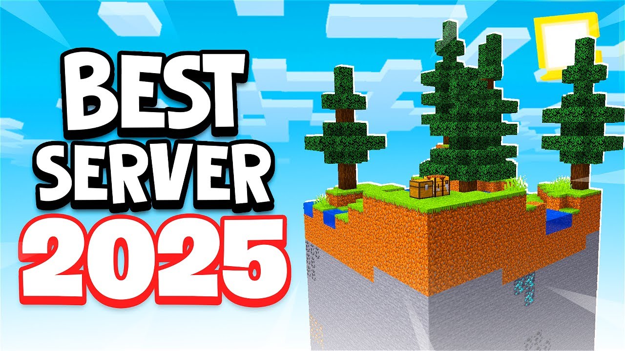 5 лучших серверов MC SKYBLOCK, которые появятся в 2025 году (Java и Bedrock)