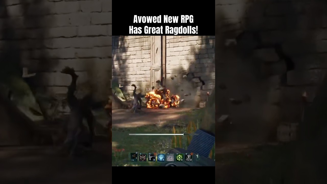 Avowed Great Ragdoll Exploding Barrel - New RPG Fighter Gameplay Guide #avowed #rpg #newgame