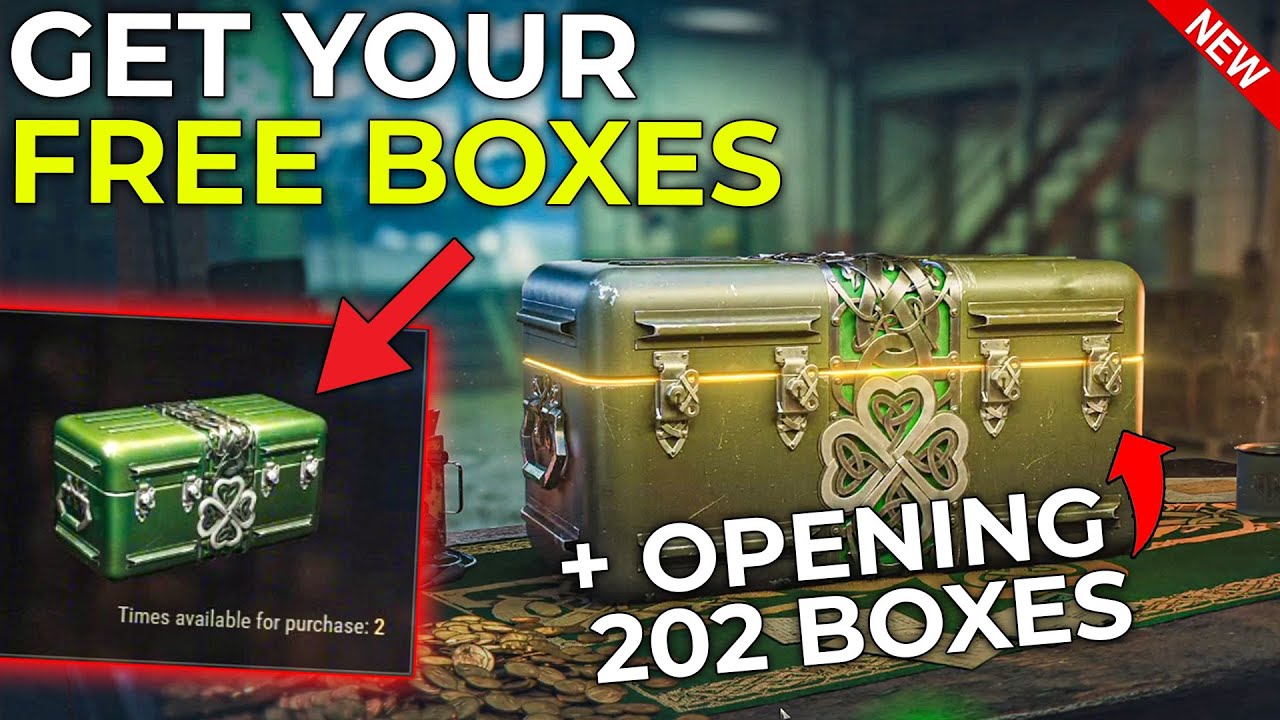 DON'T Forget Your Free Boxes + Opening 202 Emerald Chests Loot Boxes | World of Tanks St. Patrick's