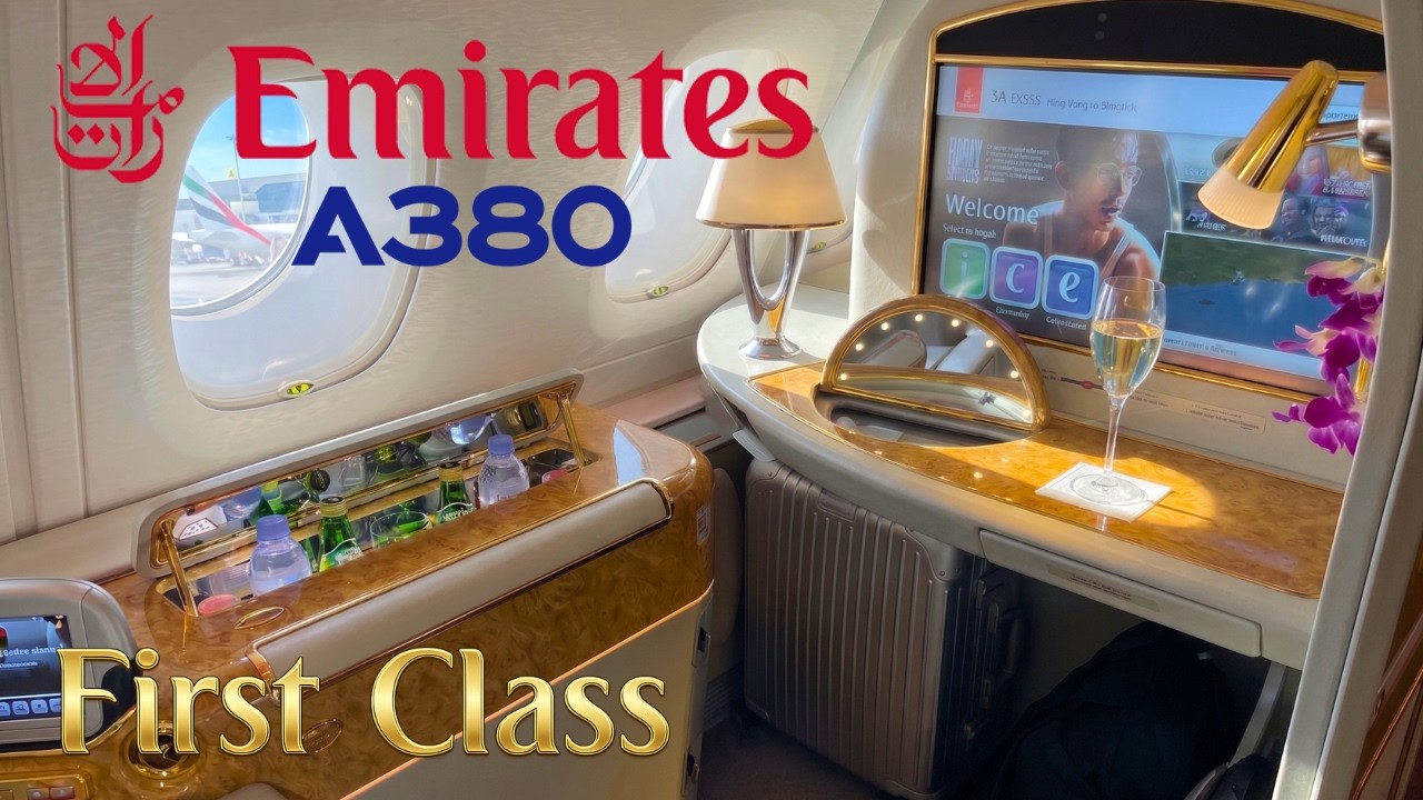 FIRST CLASS | EMIRATES AIRBUS A380 | Hong Kong - Bangkok | Flight Report