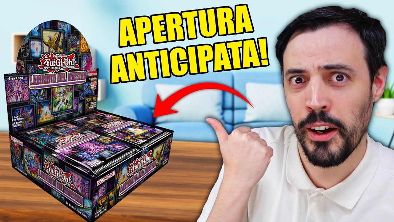 Apro IN ANTEPRIMA MONDIALE un Box di Yu-Gi-Oh! Labirinto del Maestro