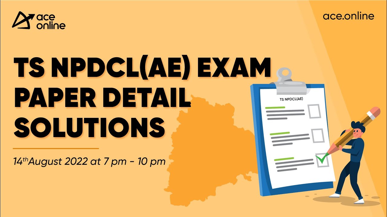 TS NPDCL(AE) Exam Paper detail Solutions By ACE Experts | ACE Online