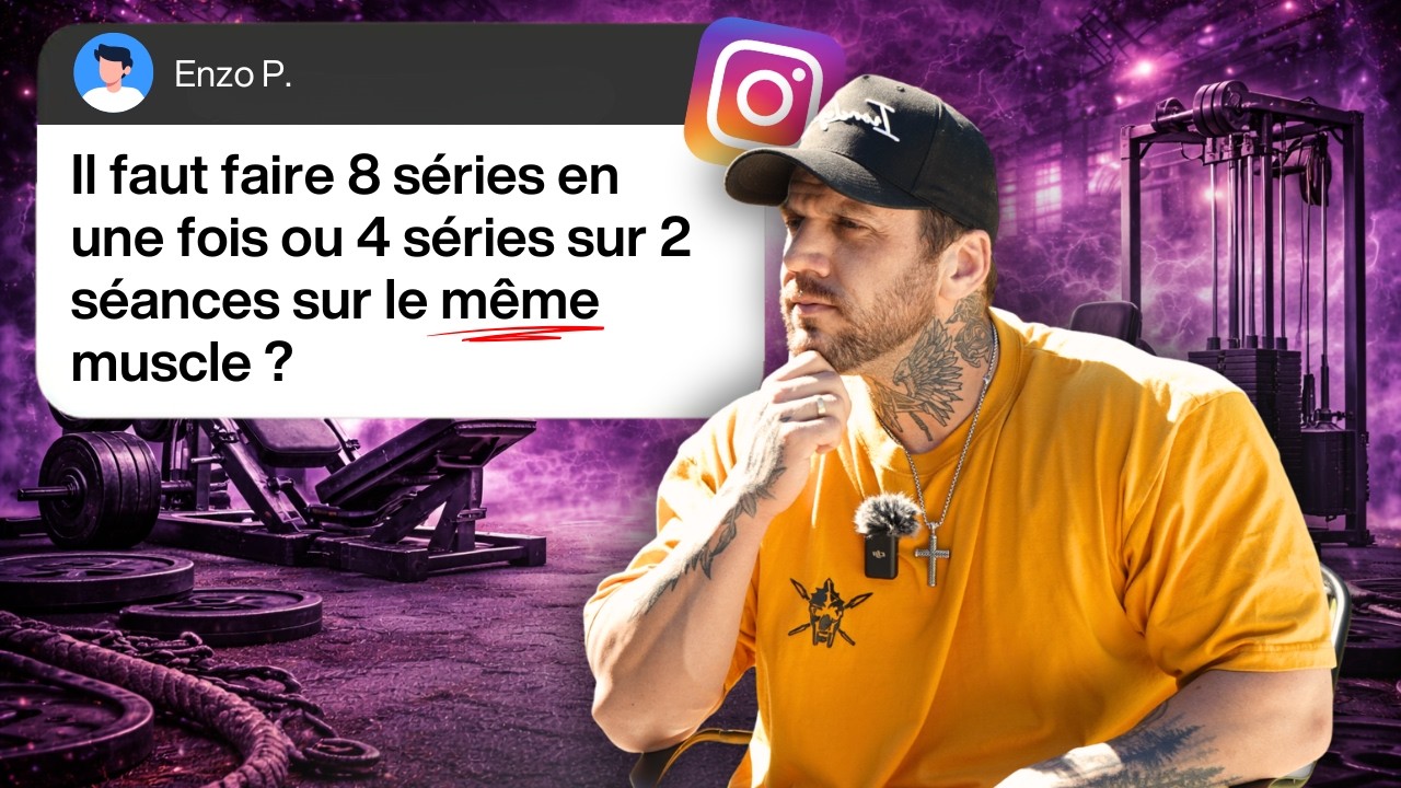 FREQUENCE : FAUT-IL FAIRE 8 SERIES EN UNE FOIS OU 4 SERIES SUR 2 SEANCES ?