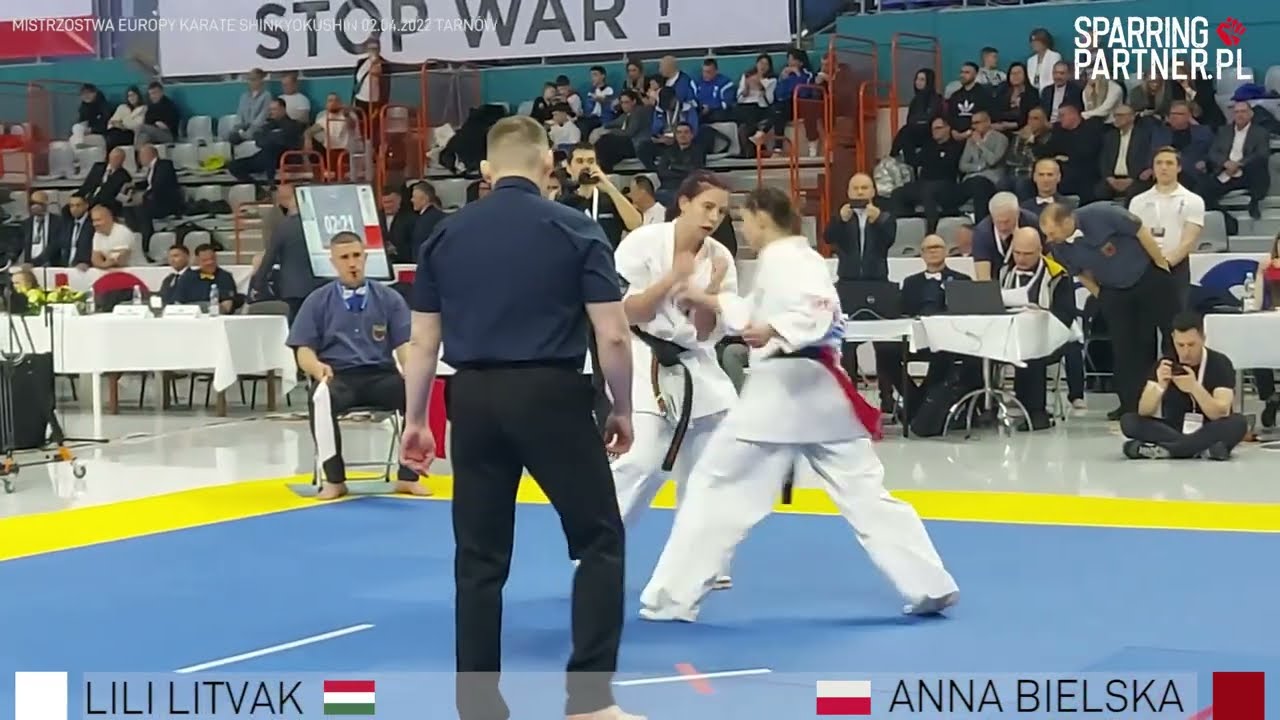Anna Bielska vs Lili Litvak Women 50-55Kg European Karate Shinkyokushin Championship Tarnów 2022