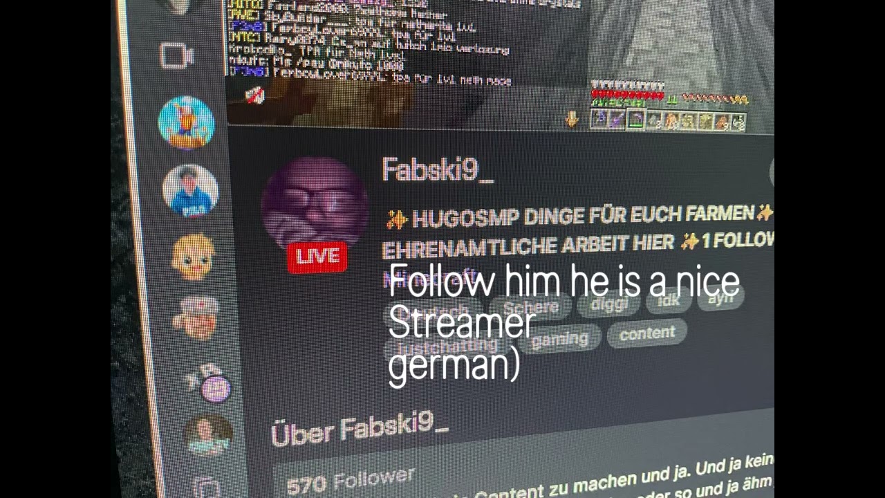 Shoutouting a nice streamer :)