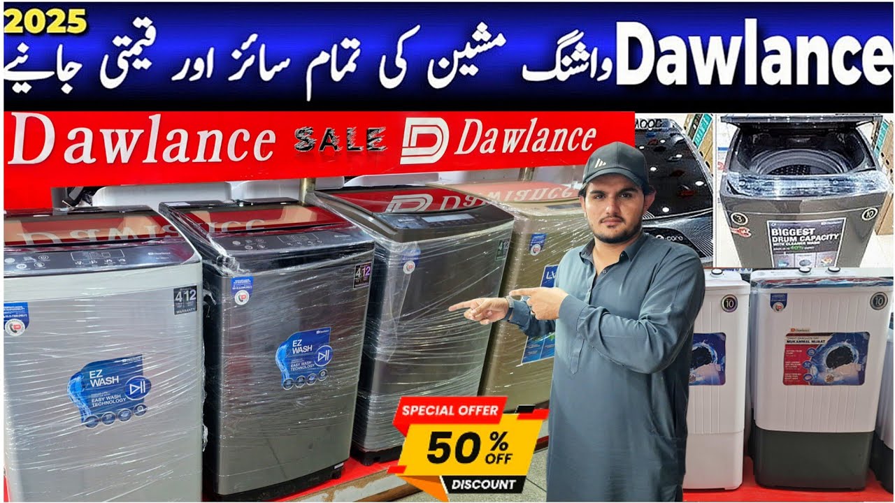 Dawlance Washing Machine All Size All Model Review | Official Franchise| manual machine vs automatic