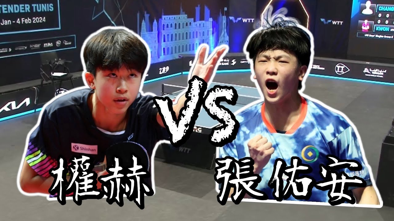 【2024突尼斯青少年球星挑戰賽】男單資格賽張佑安 vs 權赫