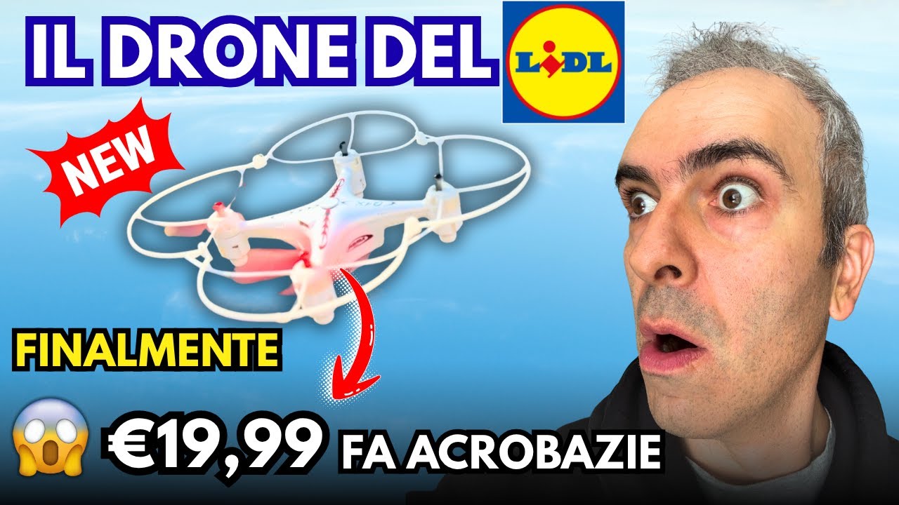 DRONE LIDL a 19,99&euro;: fa le ACROBAZIE e vola davvero! Test completo 🚁 #dronelidl