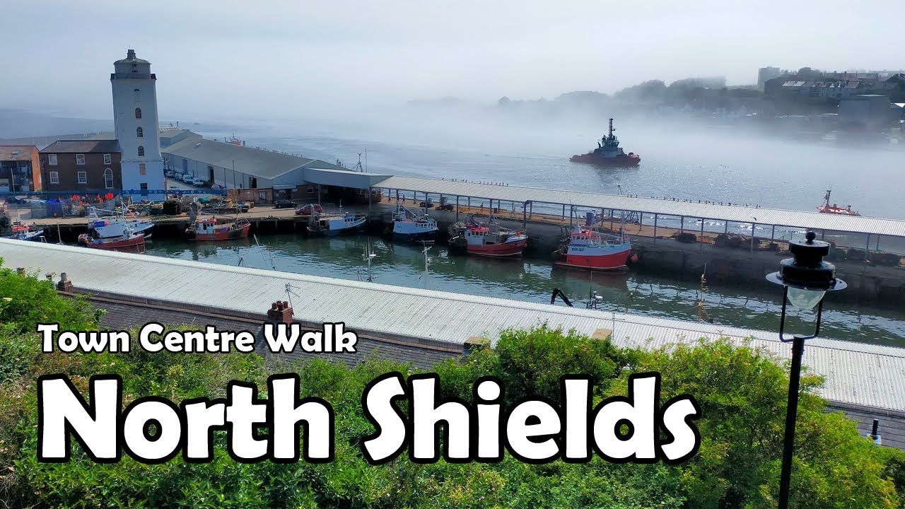 North Shields, Tyne and Wear【4K】| Town Centre Walk 2021