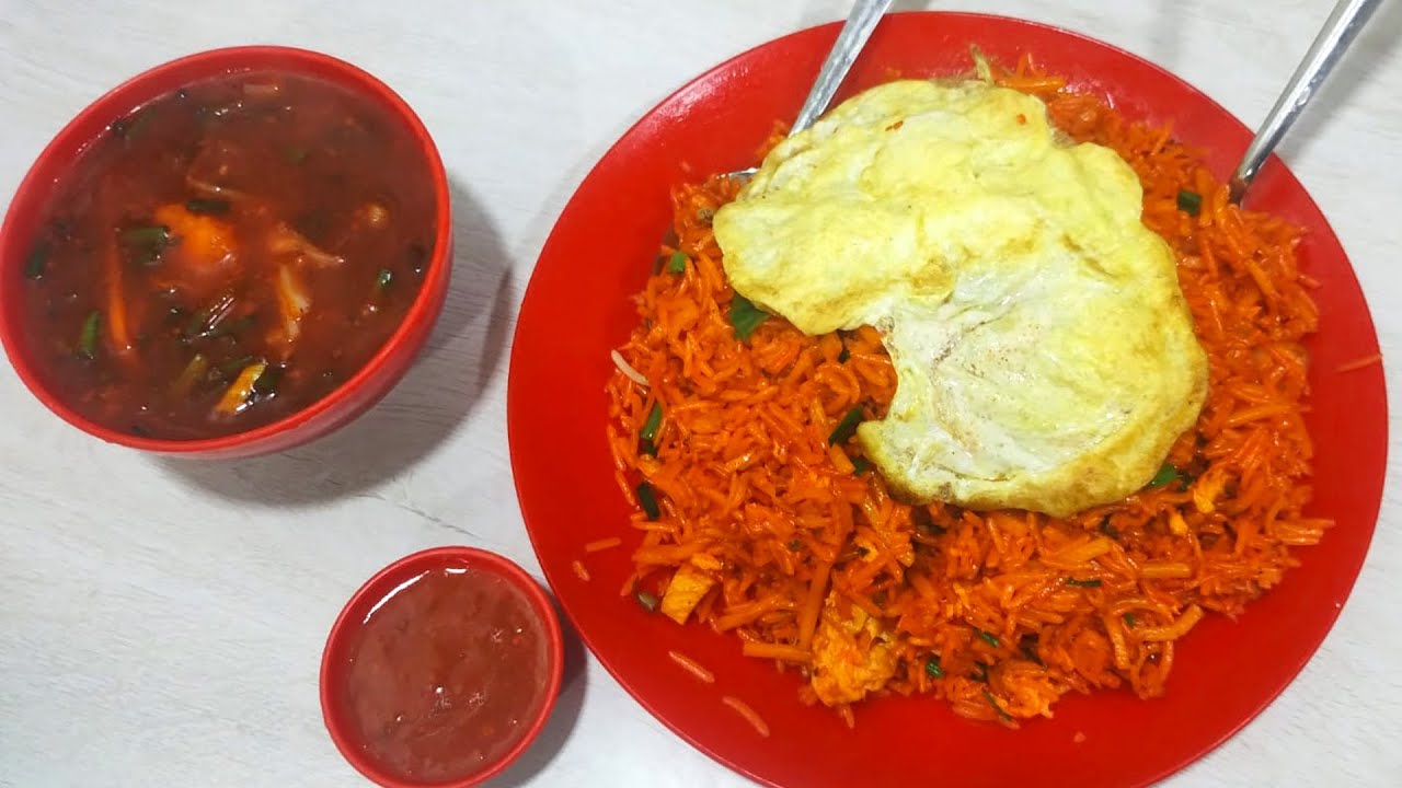 Mumbai Street Foods Chicken Triple Schezwan Fried Rice Recipe