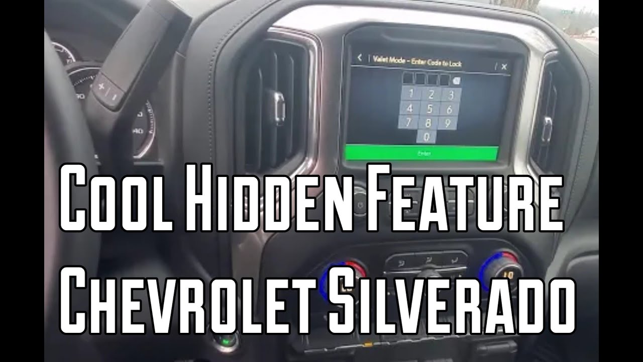 Cool Hidden Feature on 2016-2021 Chevrolet Silverado Trucks. 