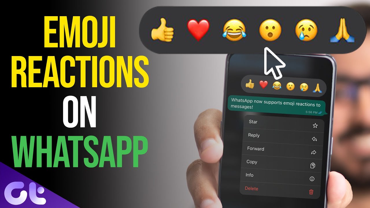 Как реагировать на сообщения в WhatsApp с помощью эмодзи | Полное руководство | Техническое руков...