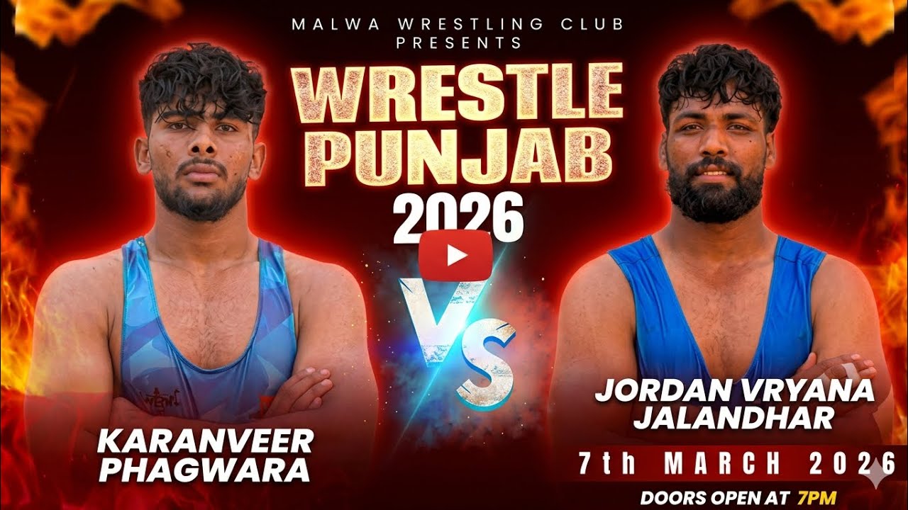 Wrestle Punjab 2026 Jordan Vryana Jalandhar VS Karanveer Phagwara #wrestlepunjab #trendingwrestling 