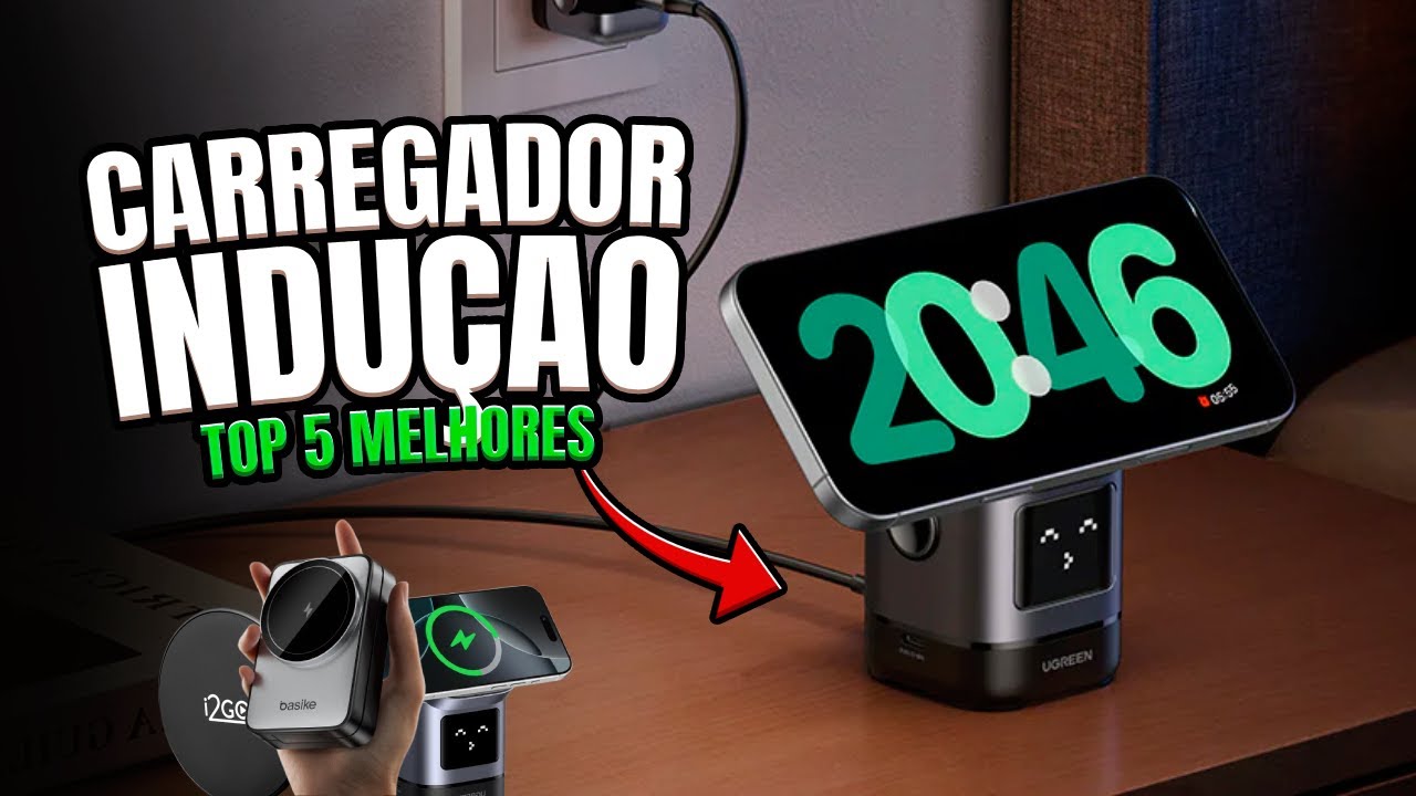 Qual CARREGADOR POR INDUÇÃO Comprar em 2025? Top 5 Mais Bem Avaliados ✅